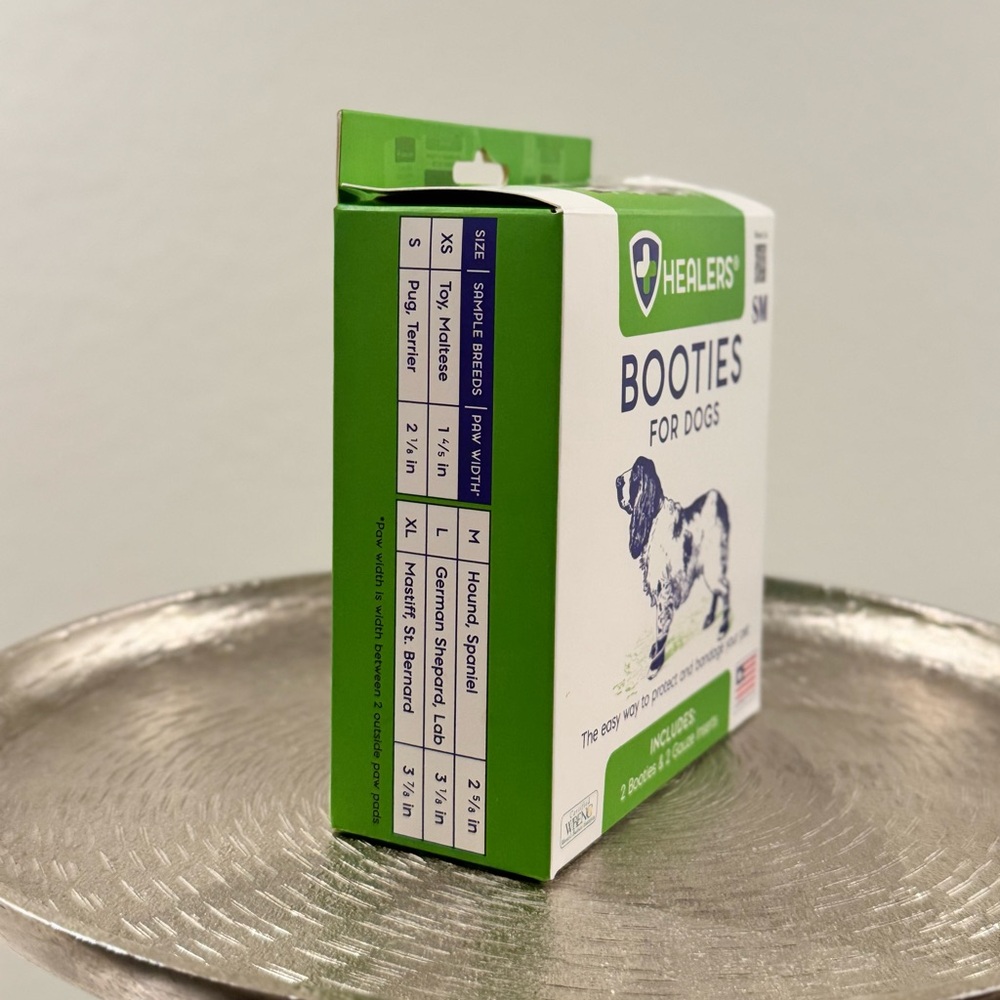 HEALERS Medical Dog Boots, Pet Apparel for Small Dogs (20-35 lbs) . Size SM. NEW - Picture 3 of 9